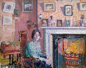 Interior, Mornington Crescent by Spencer Frederick Gore